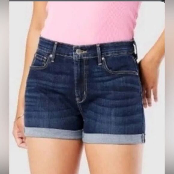 Denizen Women's by Levi's High Rise 3" Shorts NWT Size 4 W27 - Picture 1 of 5